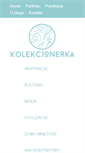 Mobile Screenshot of kolekcjonerka.pl