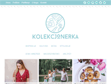 Tablet Screenshot of kolekcjonerka.pl